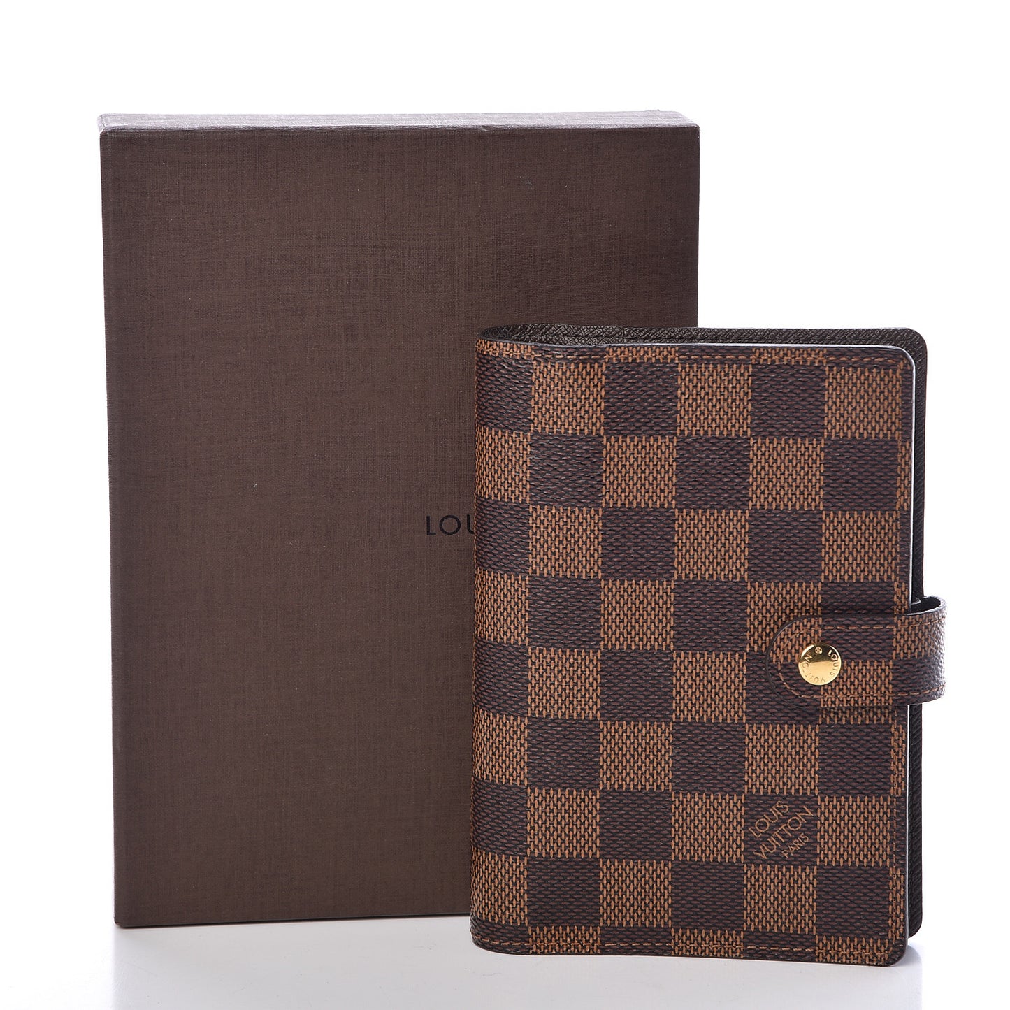 Damier Ebene Small Ring Agenda Cover