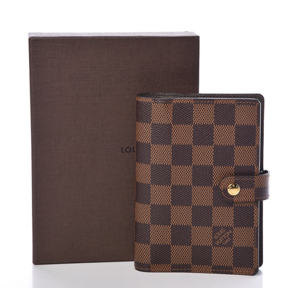 Louis Vuitton Damier Ebene Small Ring Agenda Cover 7 of 7