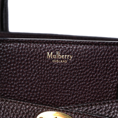 Mulberry Grain Vegetable Tanned Calfskin Small Zipped Bayswater Oxblood 7 of 15