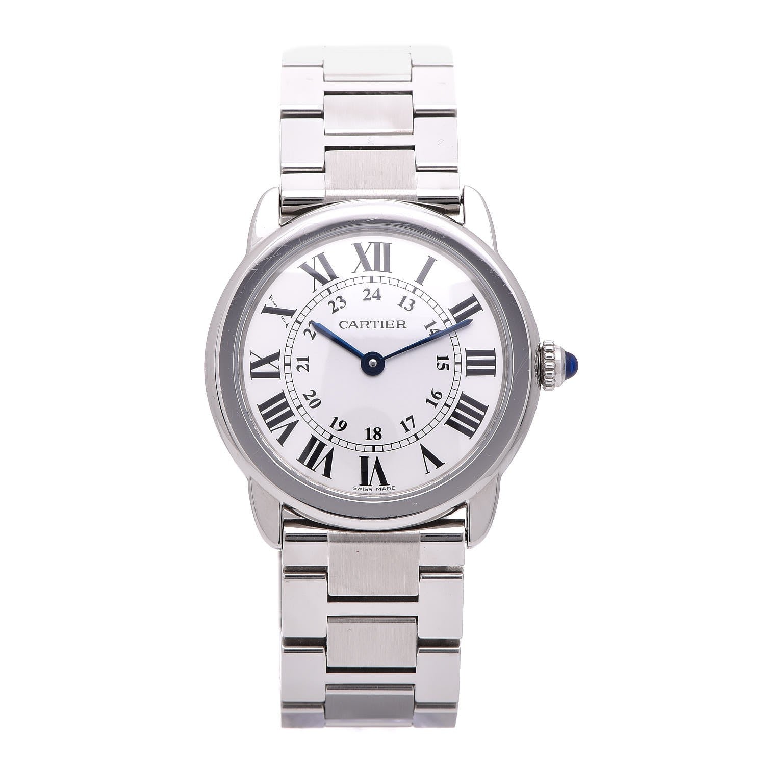 Cartier Stainless Steel 29mm Ronde Solo Quartz Watch 1 of 10