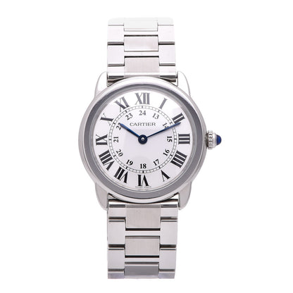 Cartier Stainless Steel 29mm Ronde Solo Quartz Watch 1 of 10