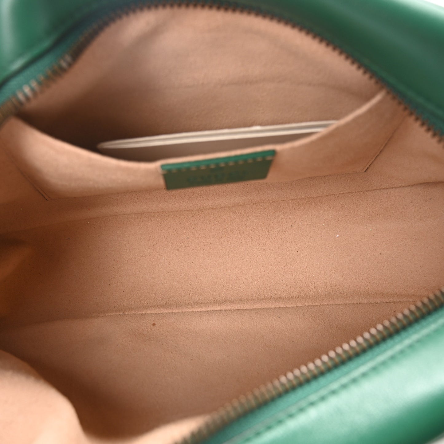 Calfskin Matelasse Small GG Marmont Chain Shoulder Bag Emerald Green