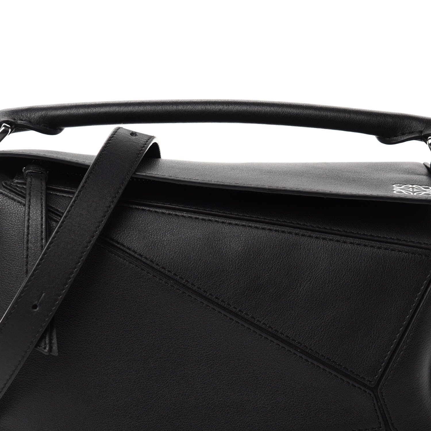 Loewe Calfskin Small Puzzle Bag Black 10 of 10
