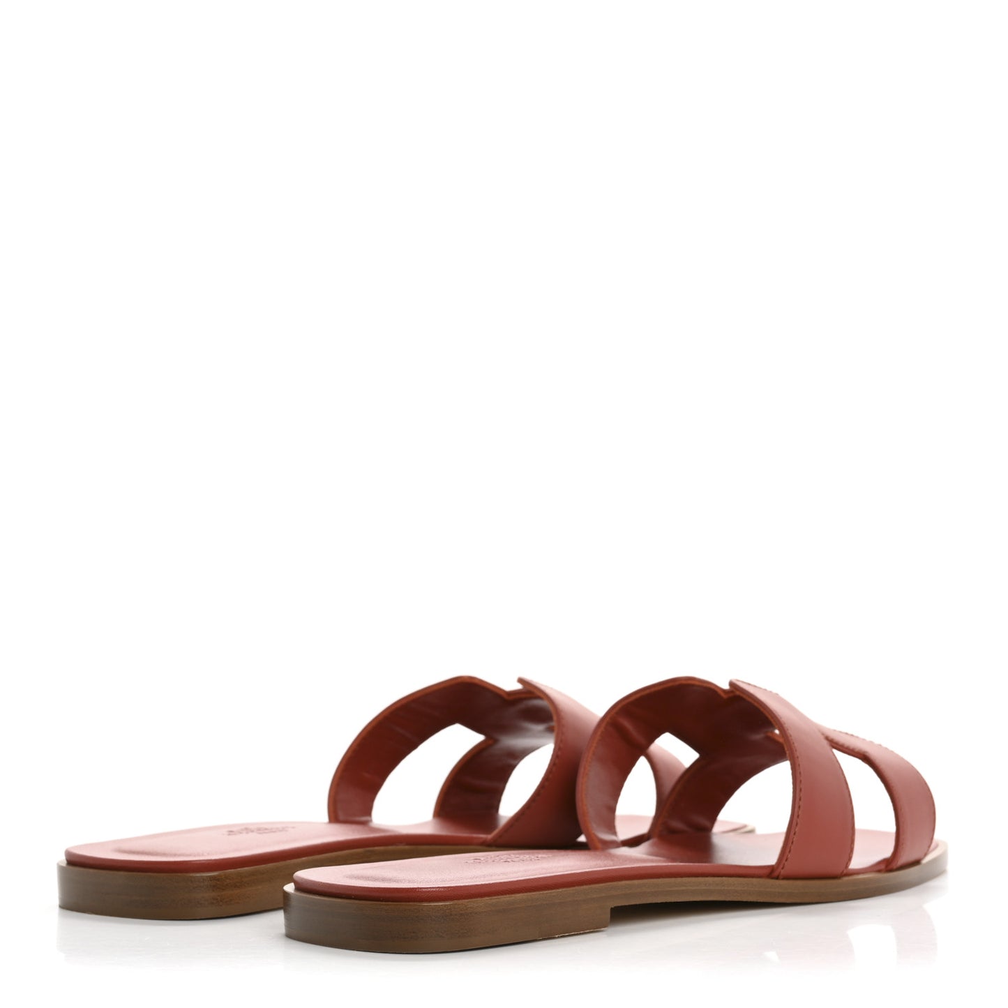 Box Calfskin Oran Sandals 39 Rouge Tomette