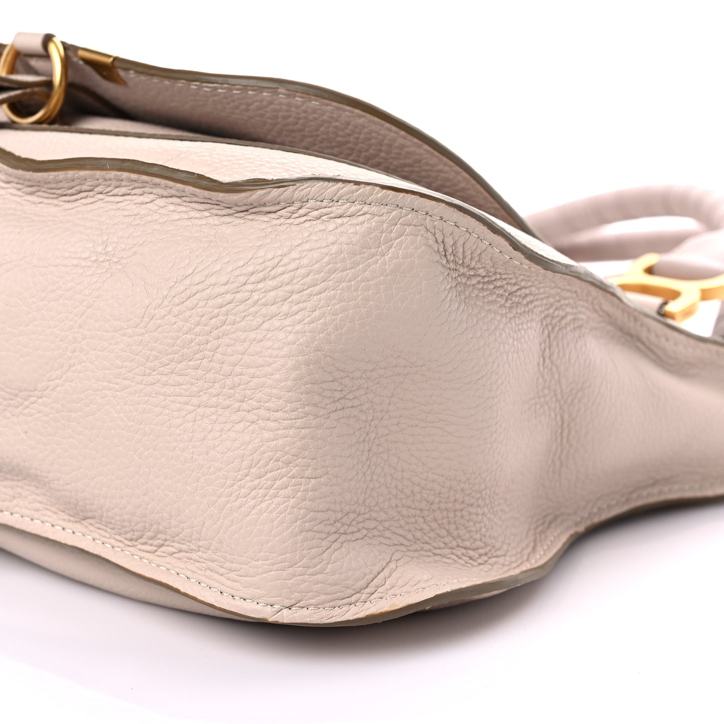 Calfskin Medium Marcie Satchel Abstract White