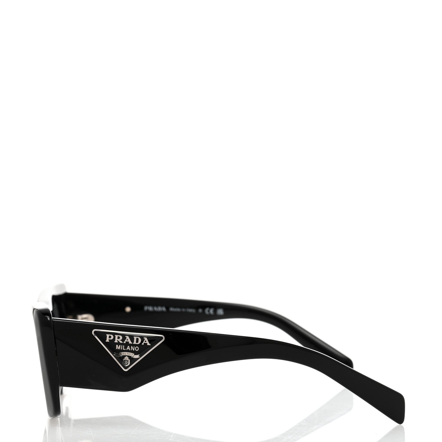 Prada Acetate Symbole Sunglasses SPR 13Z Black 3 of 7