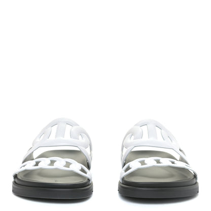 Hermes Nappa Womens Extra Sandals 36 White 2 of 12
