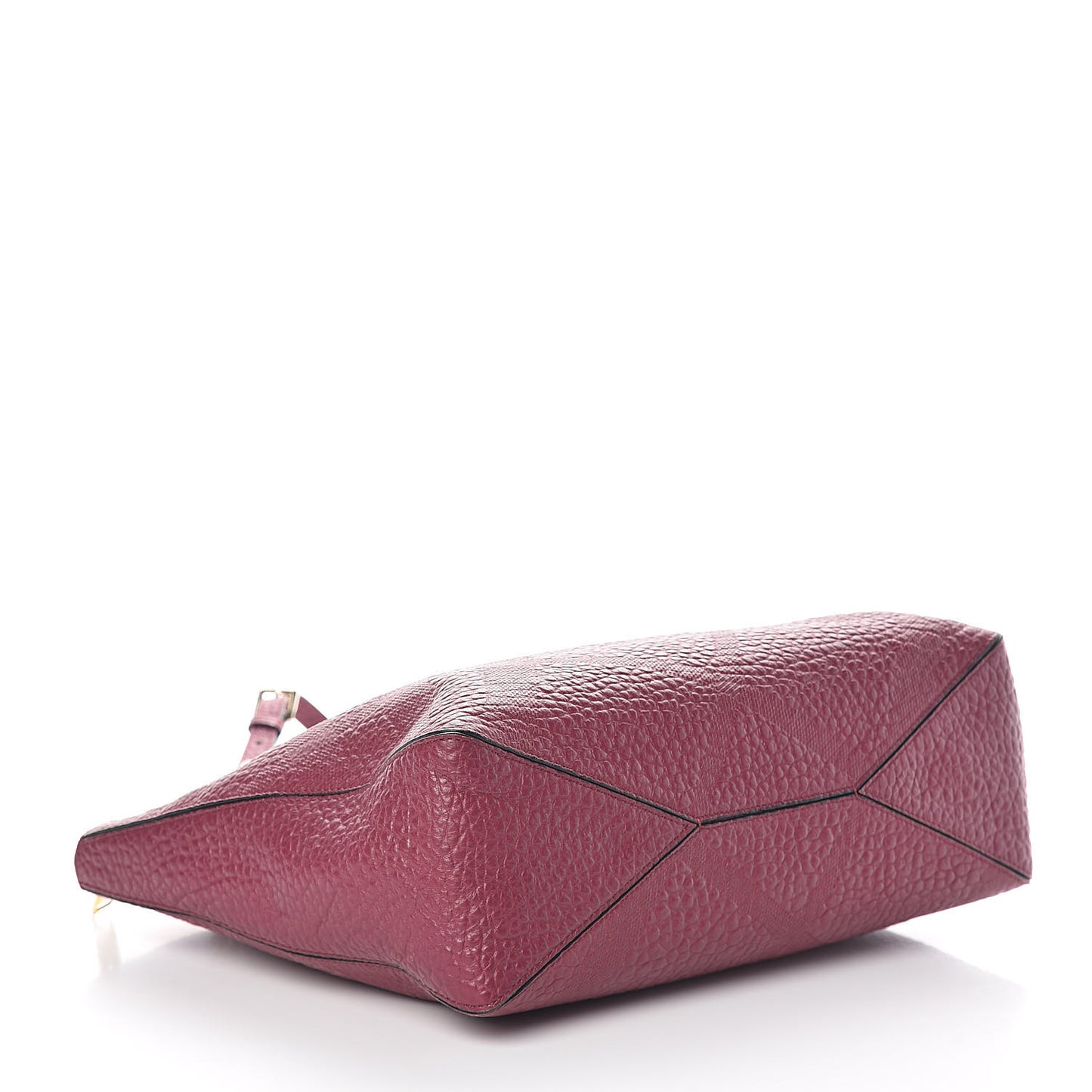 Signature Grain Medium Dewsbury Tote Dark Plum