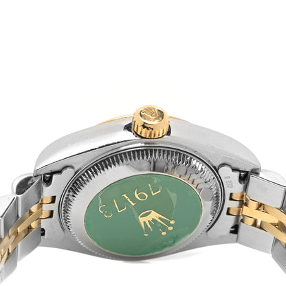 Rolex Stainless Steel 18K Yellow Gold 26mm Oyster Perpetual Datejust Watch Champagne 79173 4 of 5