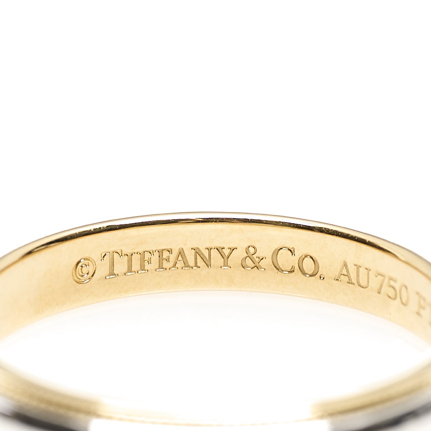 Platinum 18K Yellow Gold 3mm Milgrain Wedding Band Ring 57 8