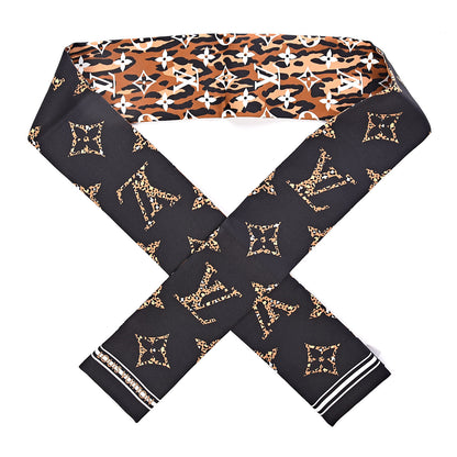 Louis Vuitton Silk Monogram Giant Jungle Bandeau Black 1 of 4