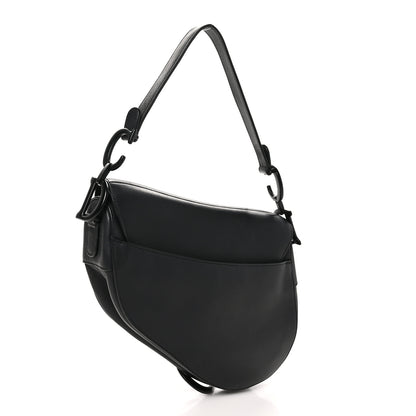 Christian Dior Ultra Matte Calfskin Saddle Bag Black 3 of 13