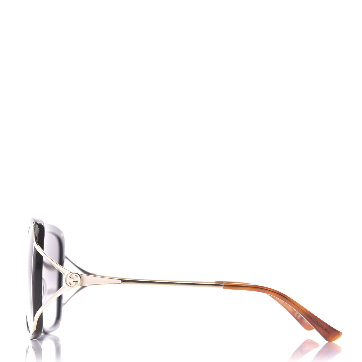 Gucci Acetate Butterfly Sunglasses GG0647S Black White 3 of 10
