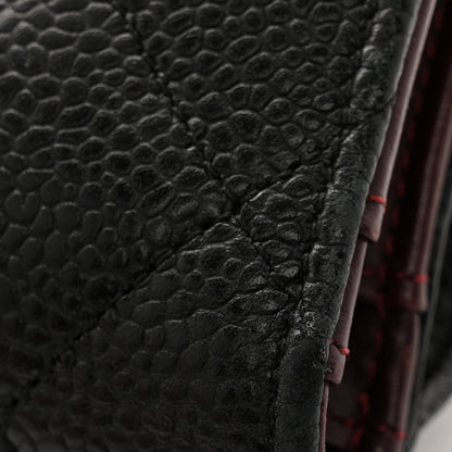 Chanel Caviar Quilted Zipped Pocket Wallet Black 10 of 10