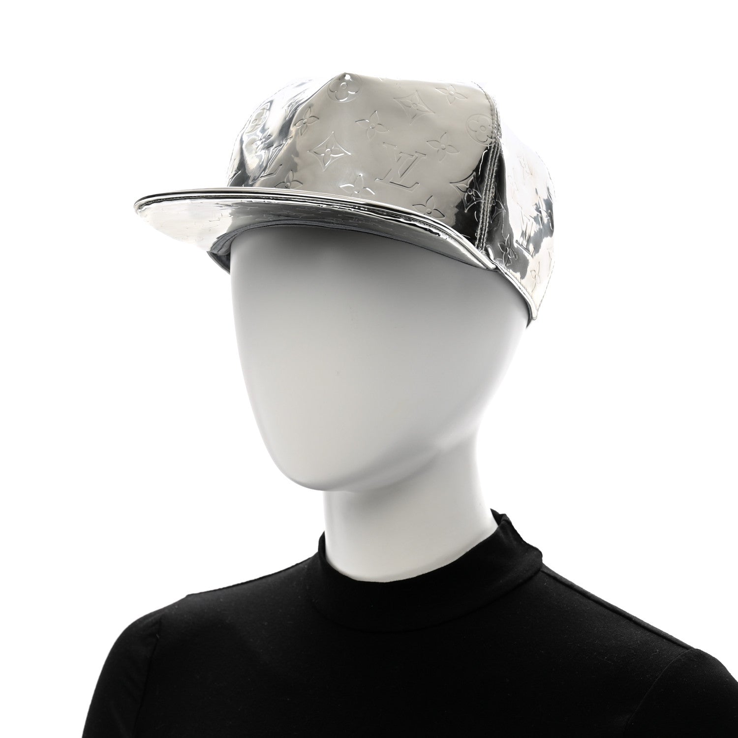 Louis Vuitton Monogram Mirror Mirror Cap 60 Silver 2 of 9