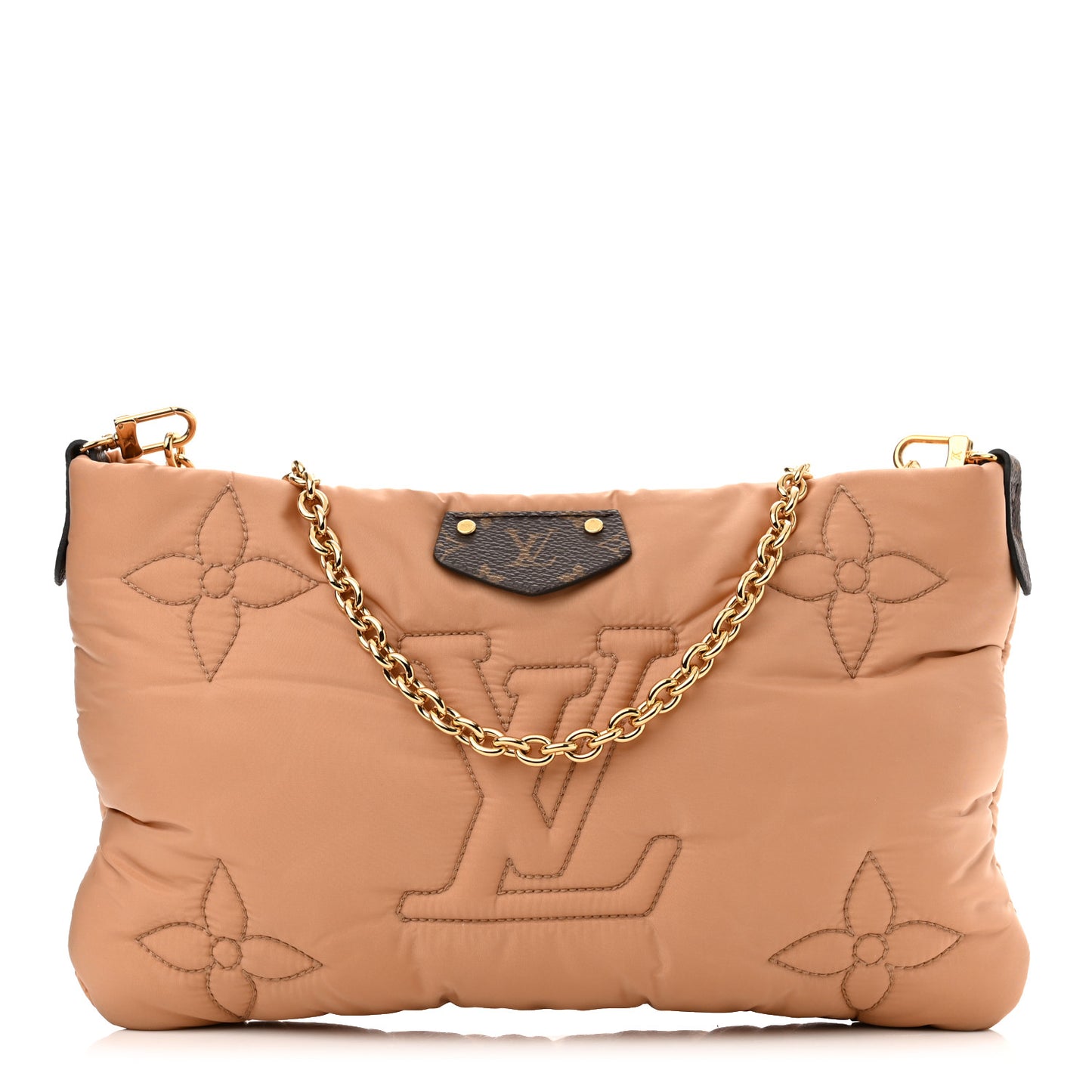 Econyl Monogram Pillow Maxi Multi Pochette Accessories Mini Pochette Beige
