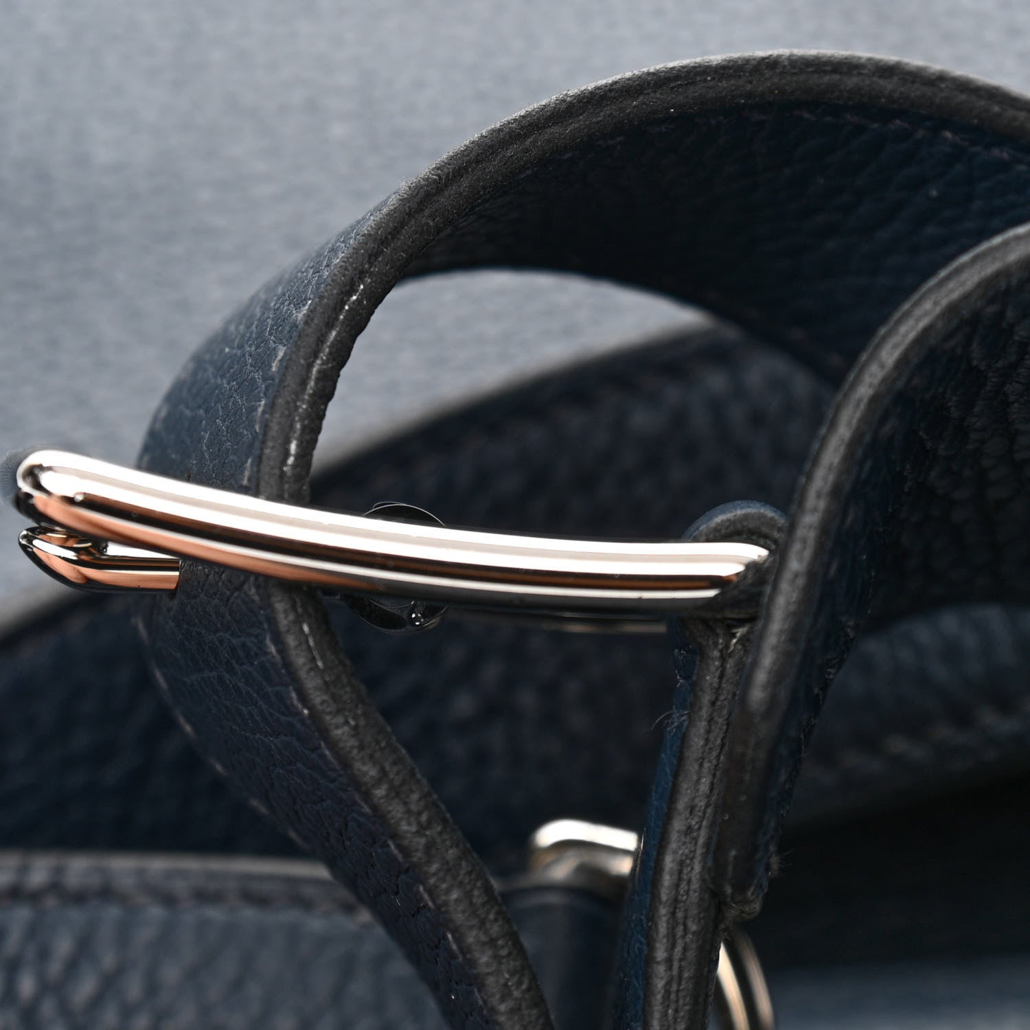 Hermes Taurillon Clemence Jypsiere 34 Bleu de Prusse 14 of 15
