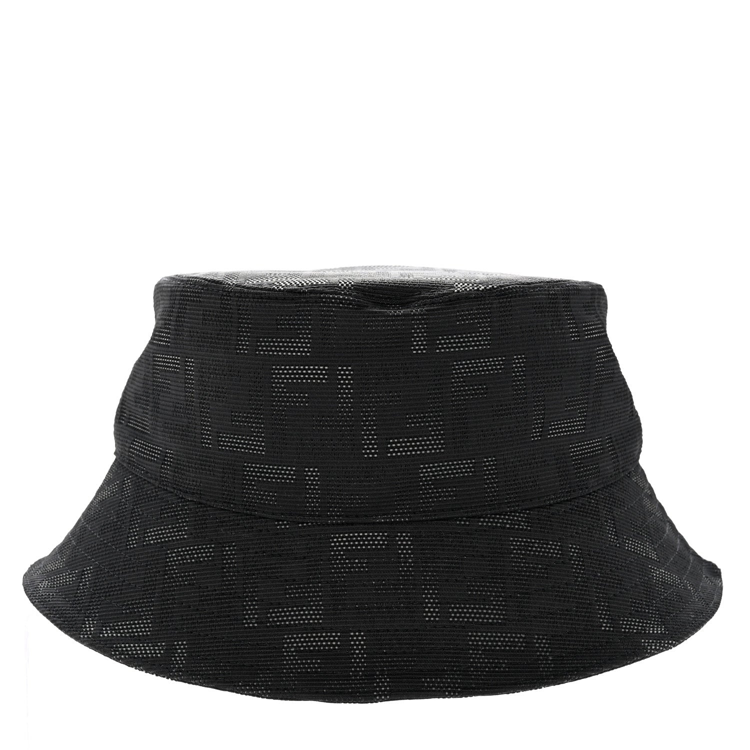 Fendi Nylon Zucca FF Bucket Hat L Black 4 of 11