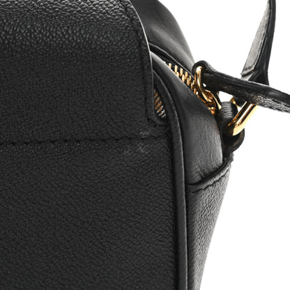 Burberry Soft Grain Calfskin Small Buckle Zip Bag Black 16 of 17