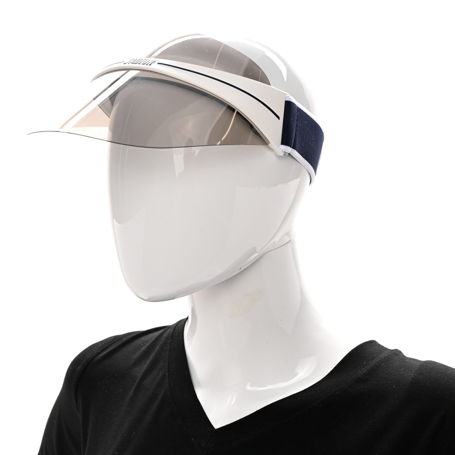 Christian Dior Mirrored DiorClub1 Sun Visor Grey 2 of 9