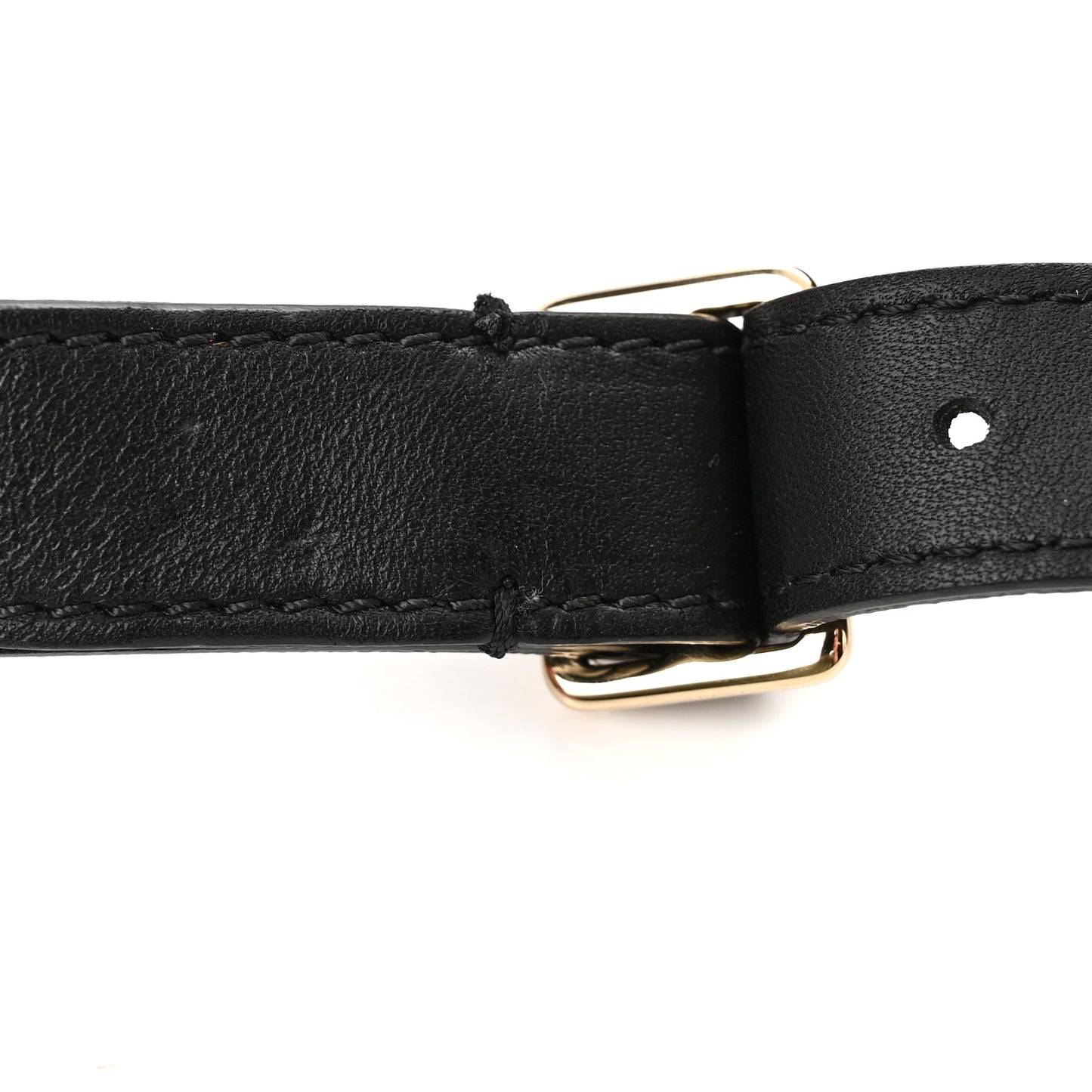 Lambskin Quilted Waist Bag Fanny Pack Black