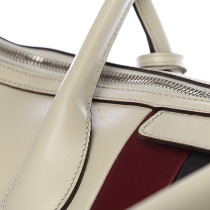 Gucci Calfskin Web Duffle White 10 of 11