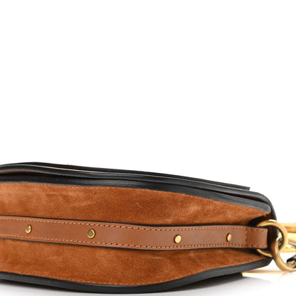 Chloe Calfskin Suede Small Nile Bracelet Bag Caramel 10 of 11