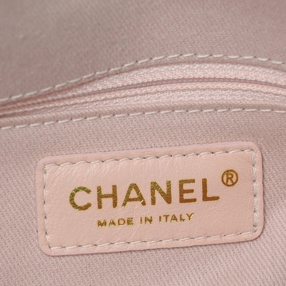 Chanel Fabric Patchwork Medium Flap Bag Pink 6 of 8