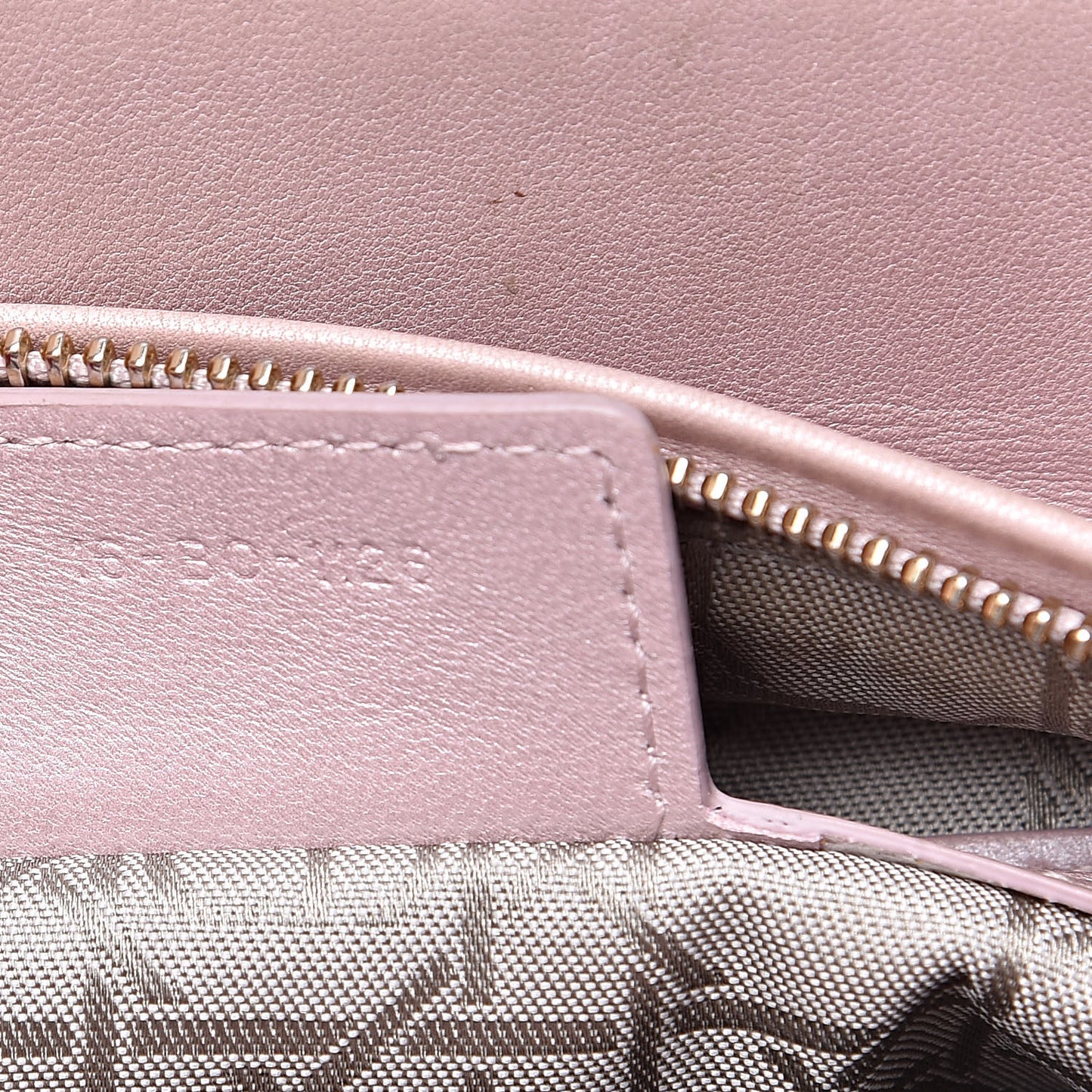 Pearly Lambskin Cannage Medium Lady Dior Lotus