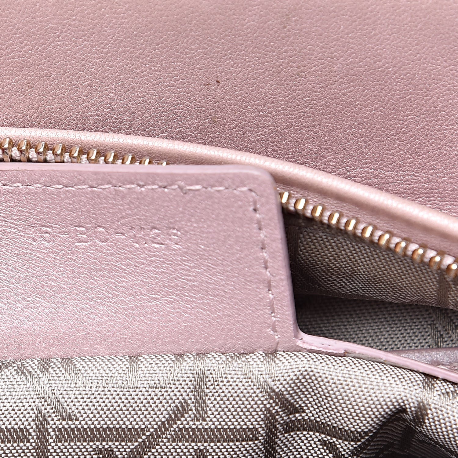 Christian Dior Pearly Lambskin Cannage Medium Lady Dior Lotus 7 of 20