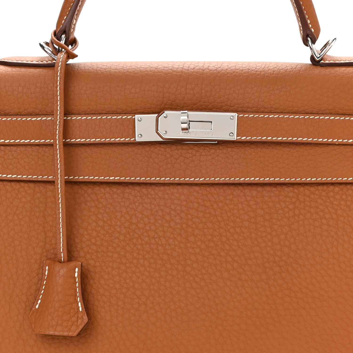 Hermes Fjord Sellier Kelly 32 Gold 8 of 10
