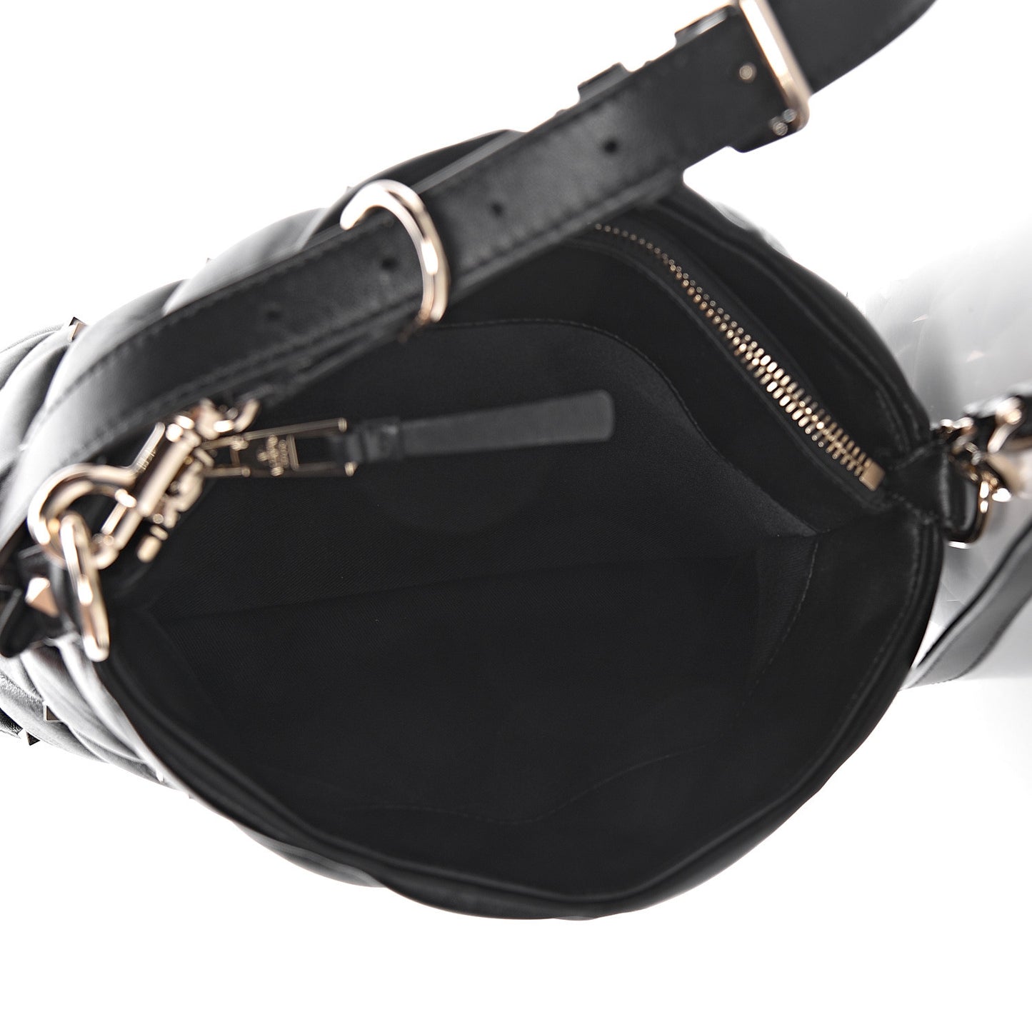 Nappa Candystud Shoulder Bag Black