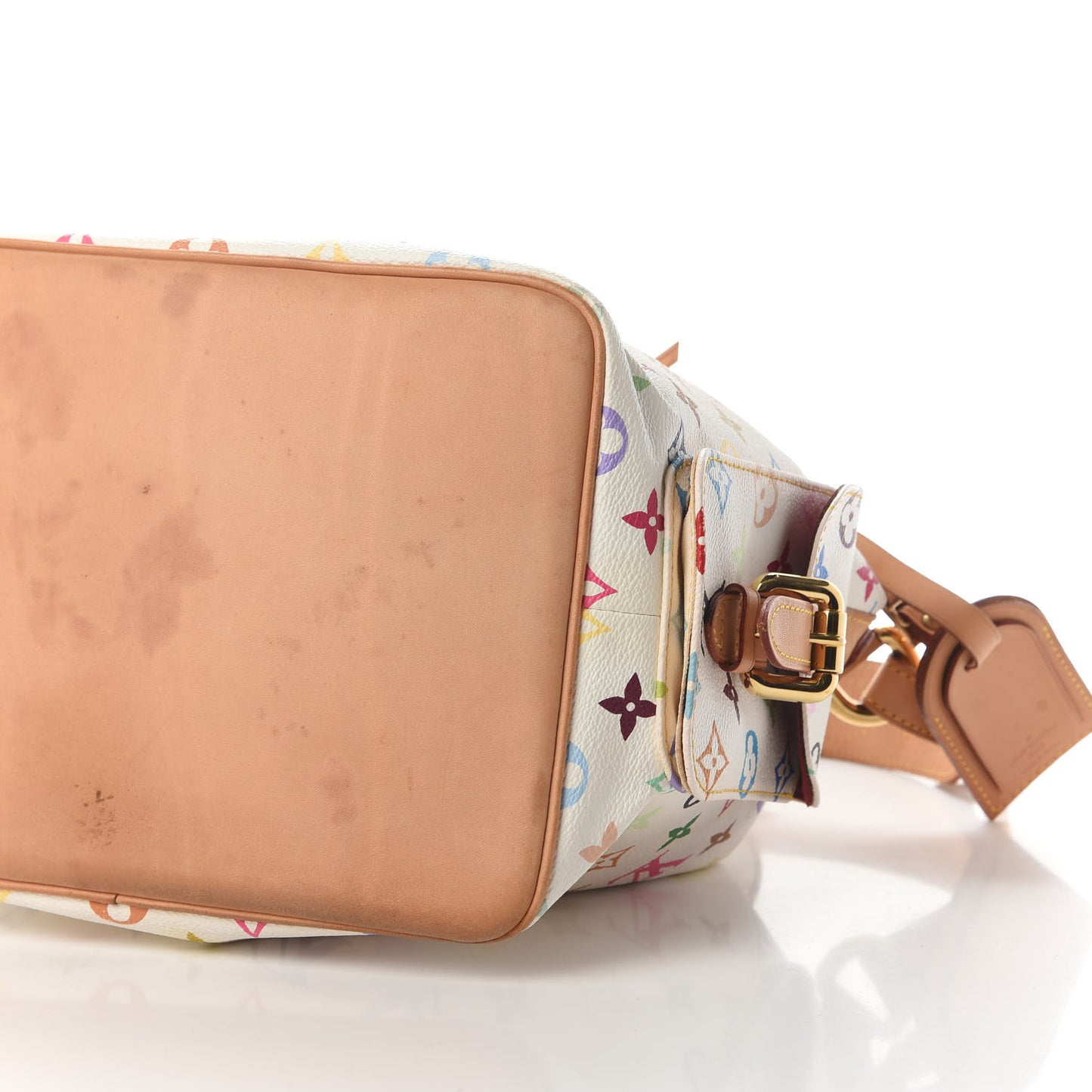 Monogram Multicolor Petit Noe White