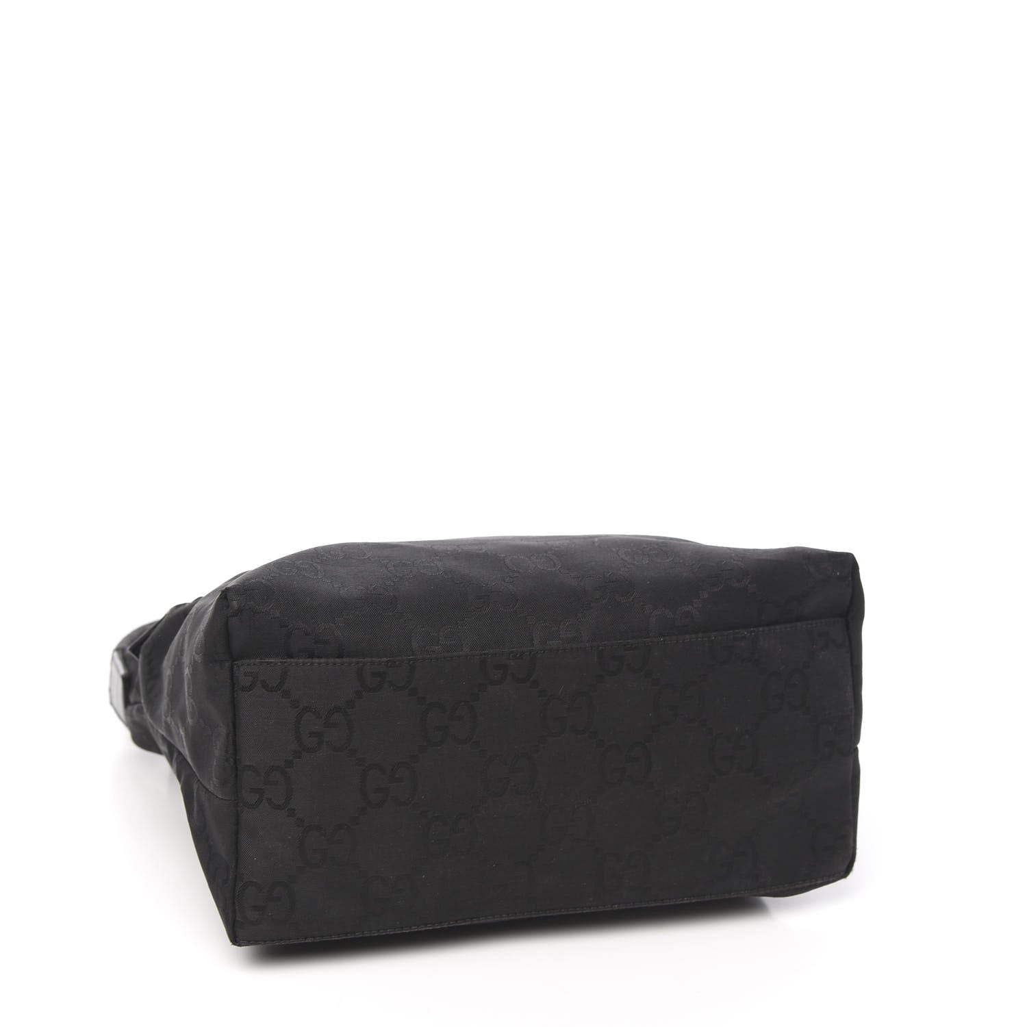 Gucci Nylon Monogram Small Hobo Black 3 of 9