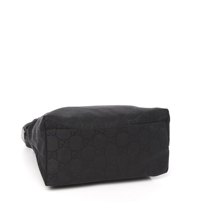 Gucci Nylon Monogram Small Hobo Black 3 of 9