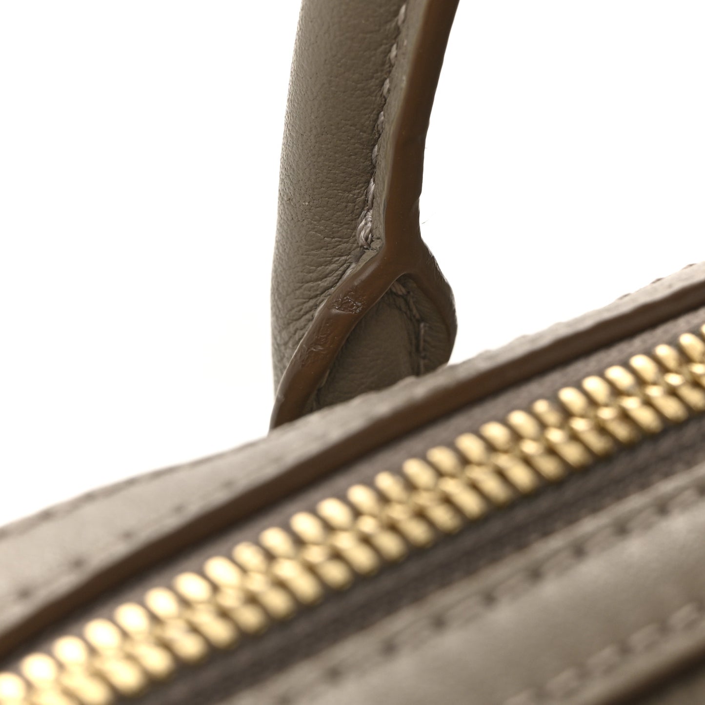 Calfskin Ottomar Monogram Essential Boston Bag Dove Grey