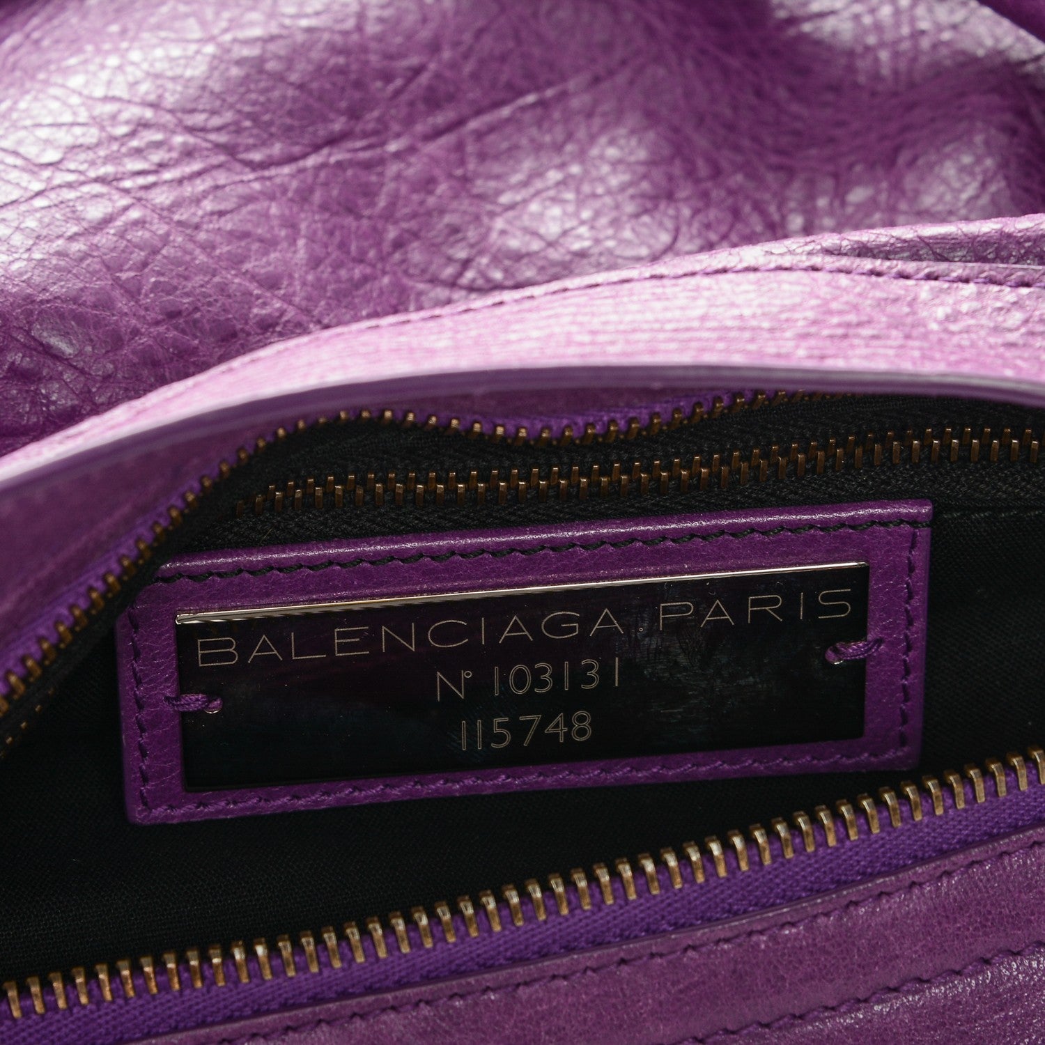 Balenciaga Agneau Classic Hardware City Ultraviolet 7 of 8