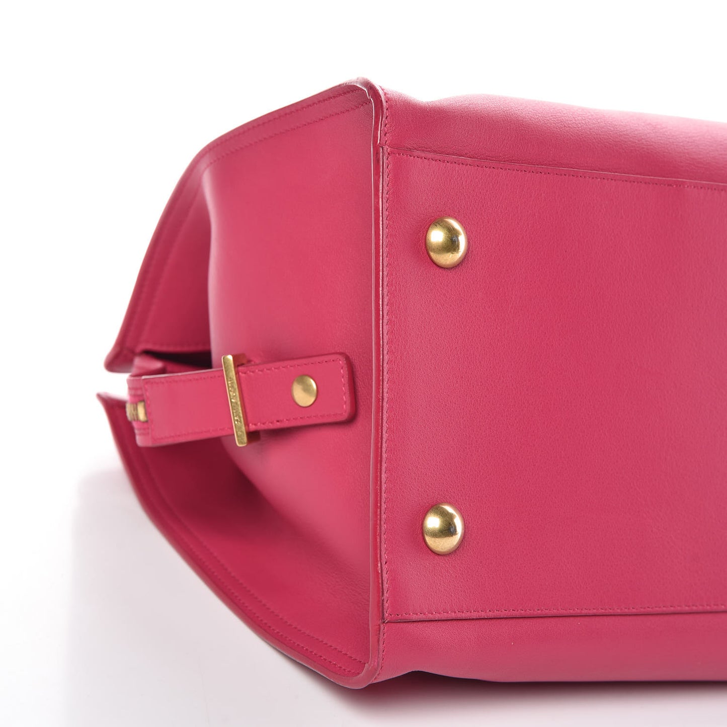 Calfskin Medium Classic Y Cabas Fuchsia
