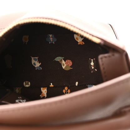 Loewe X SUNA FUJITA Satin Calfskin Mini Hamster Puzzle Edge Bag Havana 5 of 9