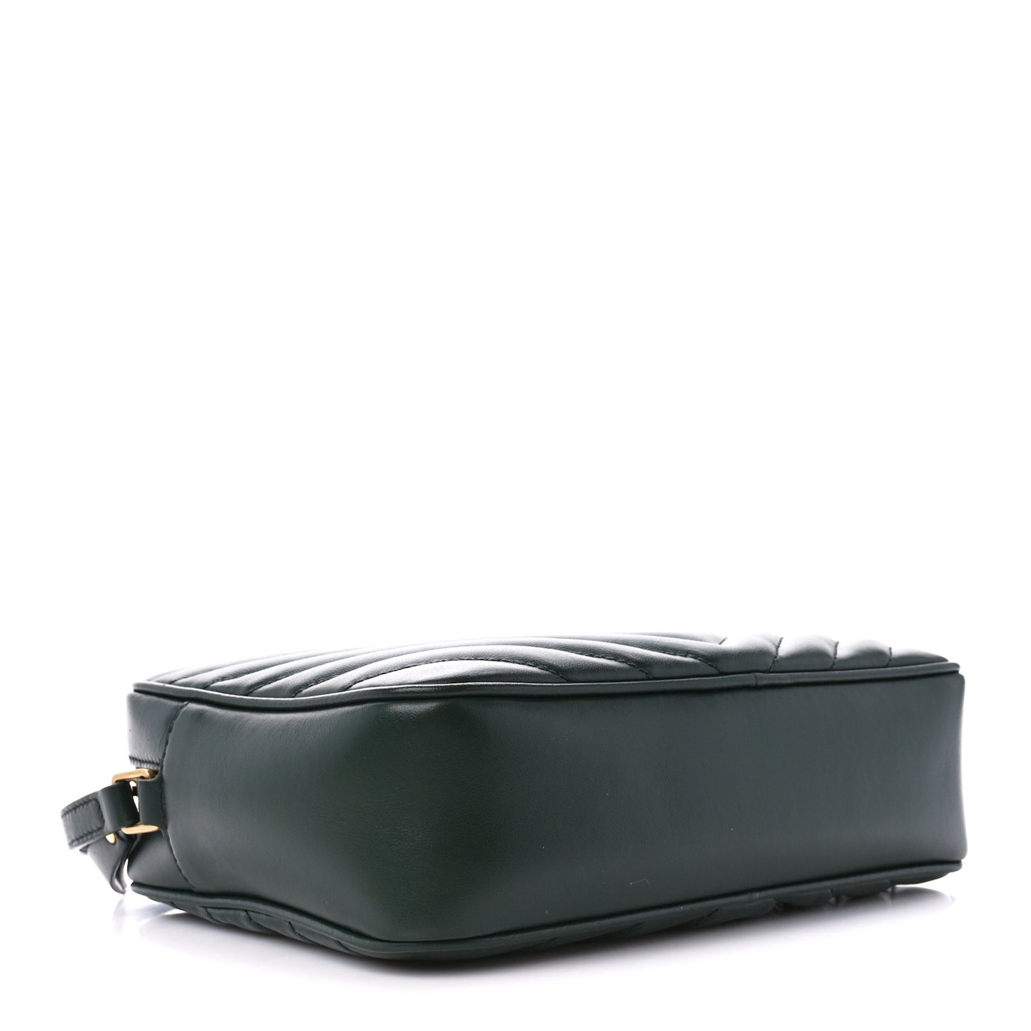 Calfskin Matelasse Monogram Lou Camera Bag Vert Fonce
