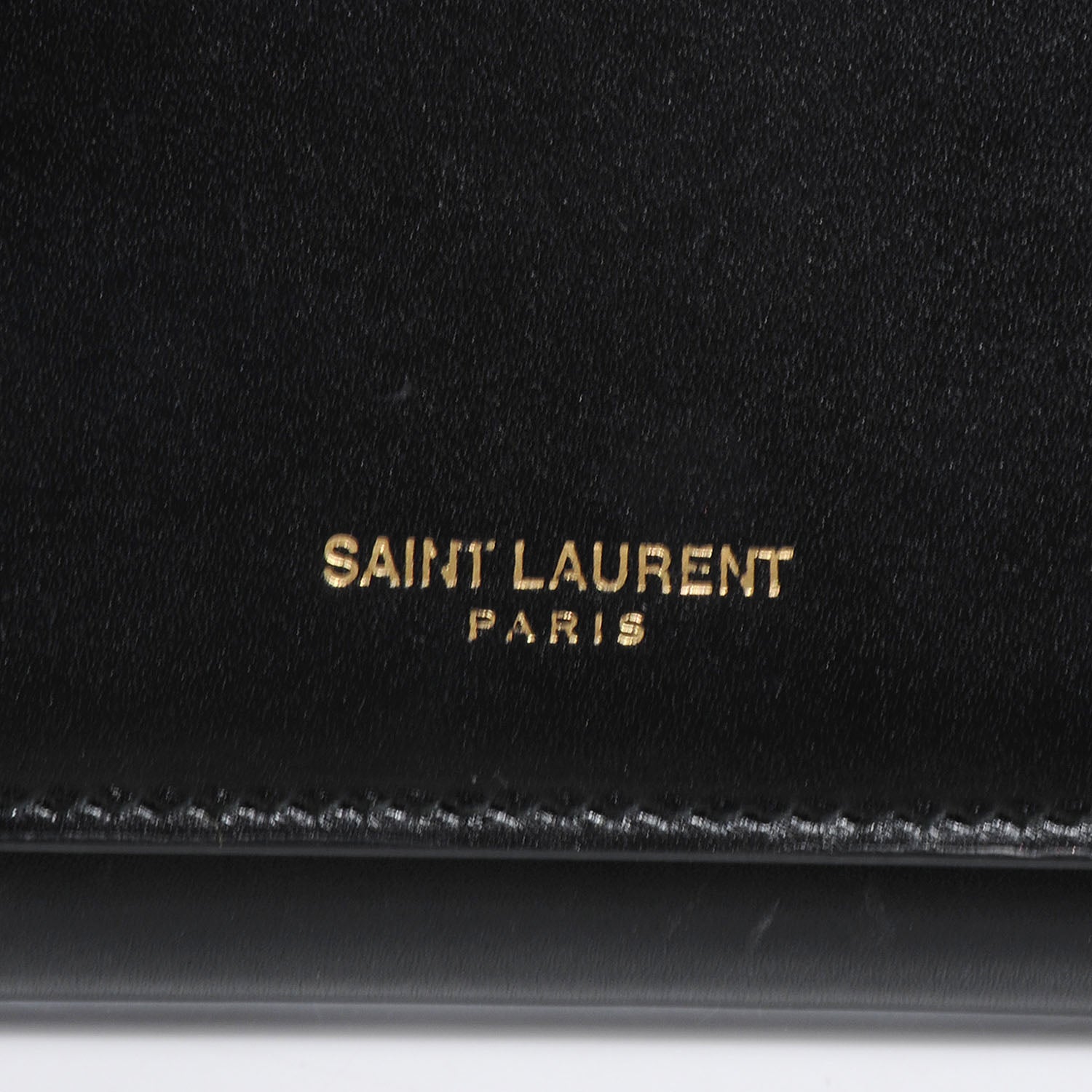 Saint Laurent Leather Classic Large Flap Wallet Black 4 of 8
