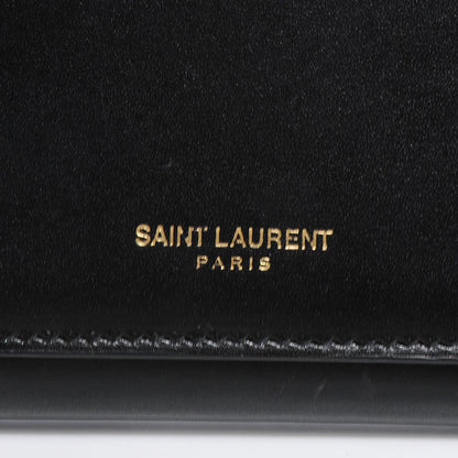 Saint Laurent Leather Classic Large Flap Wallet Black 4 of 8