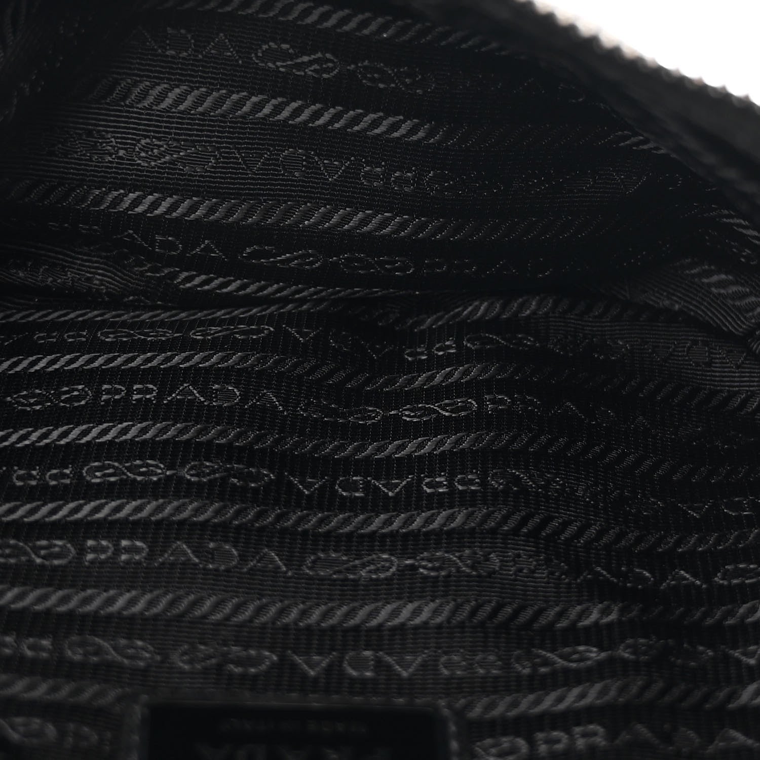 Prada Tessuto Nylon Saffiano Belt Bag Black 5 of 10