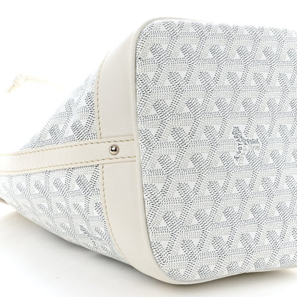 Goyard Goyardine Petit Flot Bucket Bag PM White 8 of 9