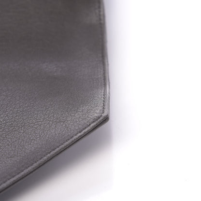 Saint Laurent Sheepskin Matelasse Chevron Monogram Large College Satchel Dark Asphalt 12 of 16