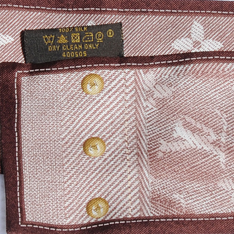 Louis Vuitton Silk Monogram New Denim Bandeau Cherry 4 of 4