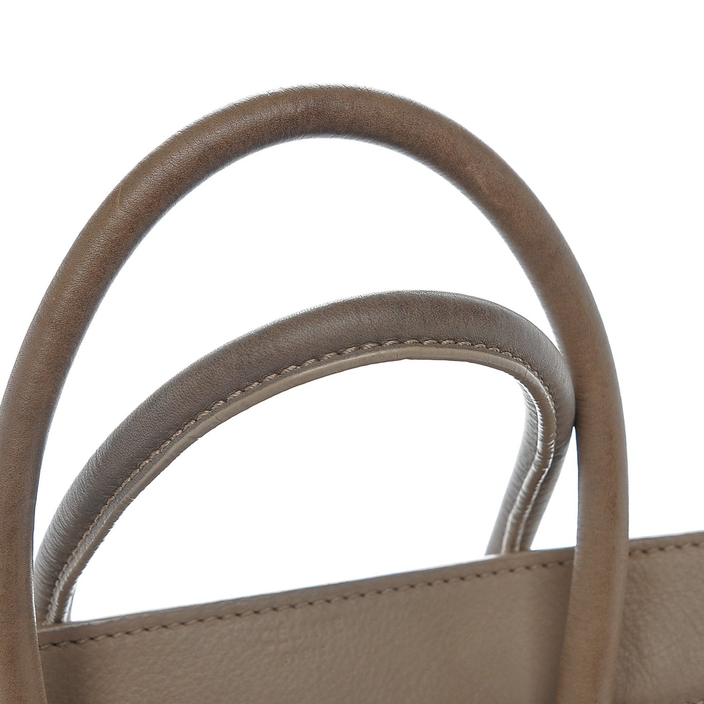 Supple Calfskin Medium Phantom Luggage Light Khaki