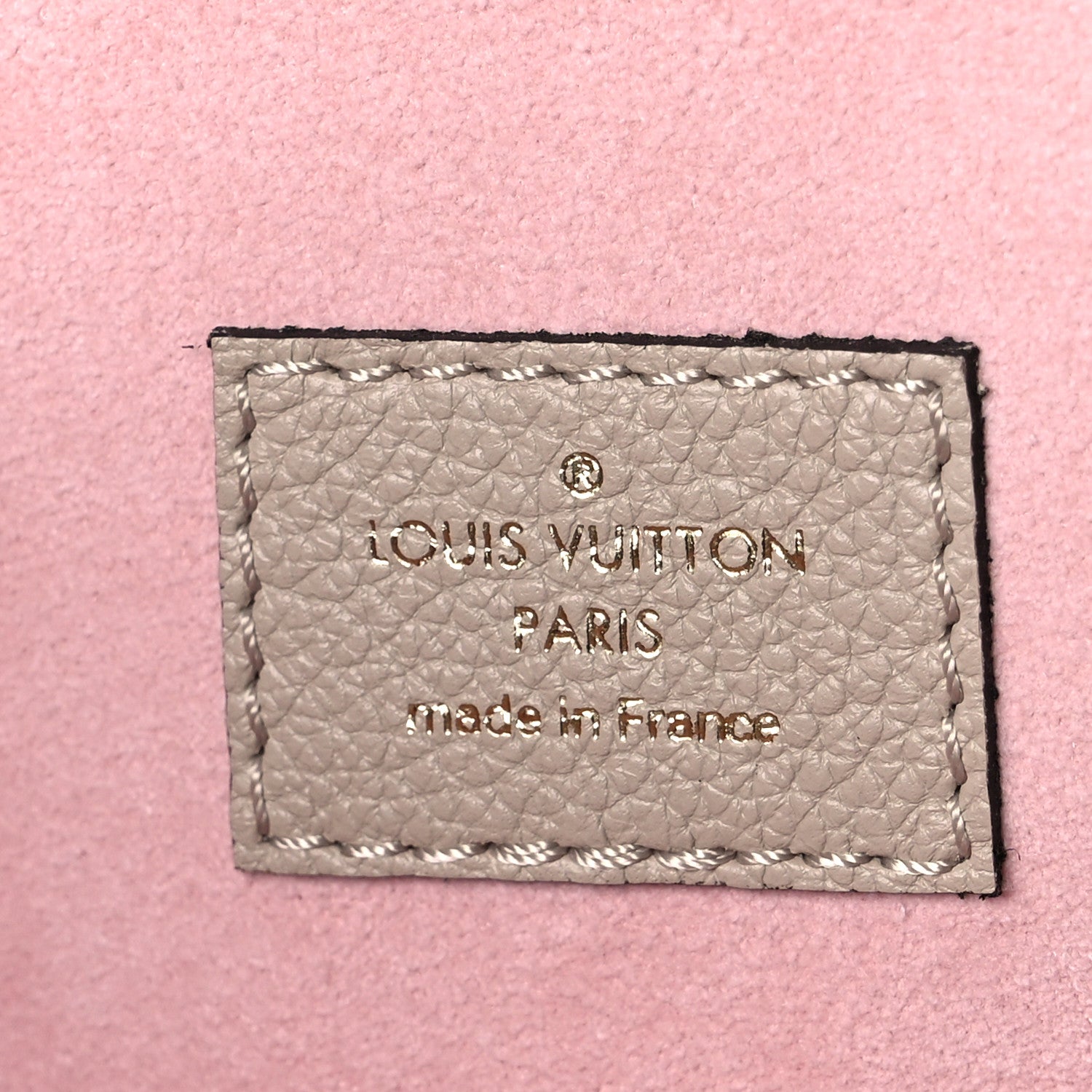 Louis Vuitton Grained Calfskin Lockme Shopper Greige 6 of 8