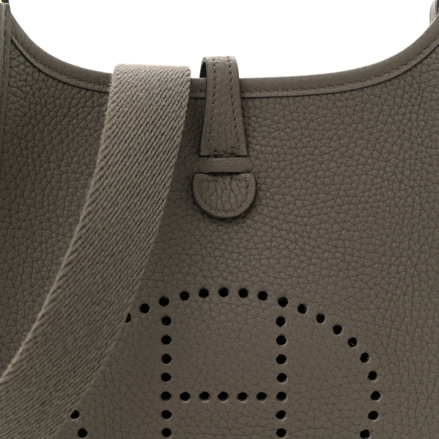 Hermes Taurillon Clemence Evelyne TPM Etain 8 of 10