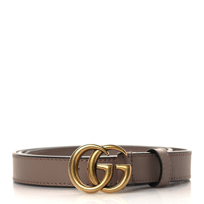 Gucci Calfskin Double G 20mm Belt 85 34 Porcelain Rose 1 of 5